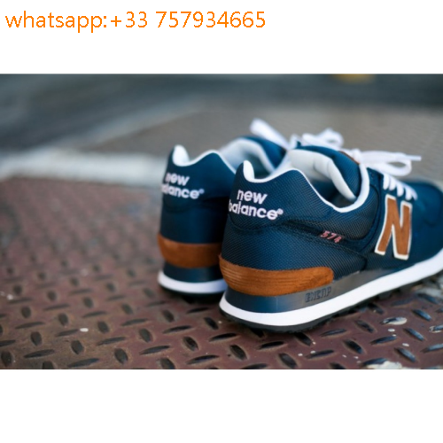 new balance bleu et marron